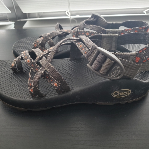 Chaco Z Cloud X2 Grey Floral Peach - Picture 2 of 3